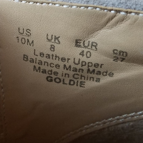 Franco Sarto GOLDIE 10M Leather Peep Toe Ankle Booties Boots Perforated Back Zip - Picture 9 of 10